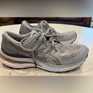 Asics Light Gray Athletic Sneakers